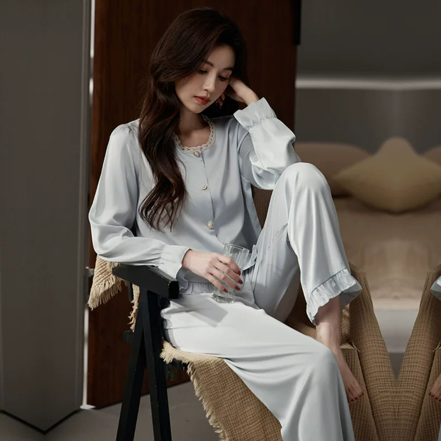 2026新款真丝超柔软家居服睡衣女