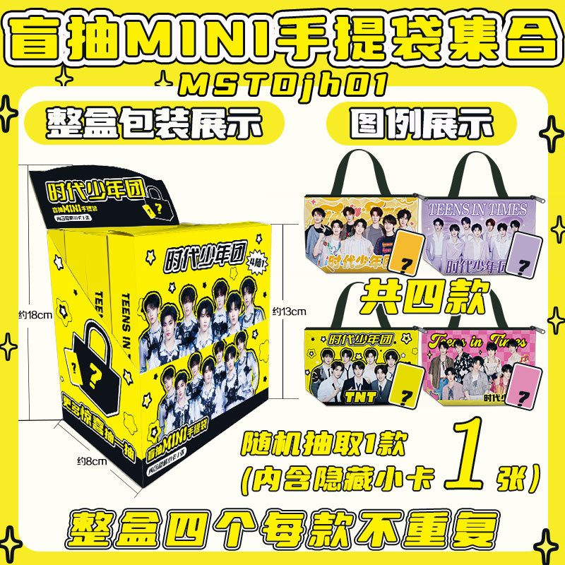 明星周边盲抽mini手提袋马嘉祺张真源宋雨琦赵露思同款礼物