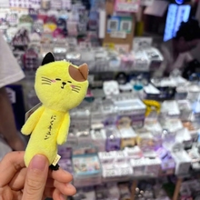 日本限定萌物yukio挂件三毛猫咪丑娃娃毛绒公仔钥匙扣 snow human