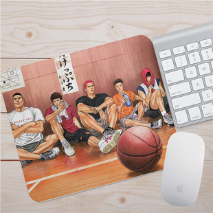 SLAMDUNK男儿当入樽灌篮高手樱木花道流川枫三井寿锁边鼠标垫