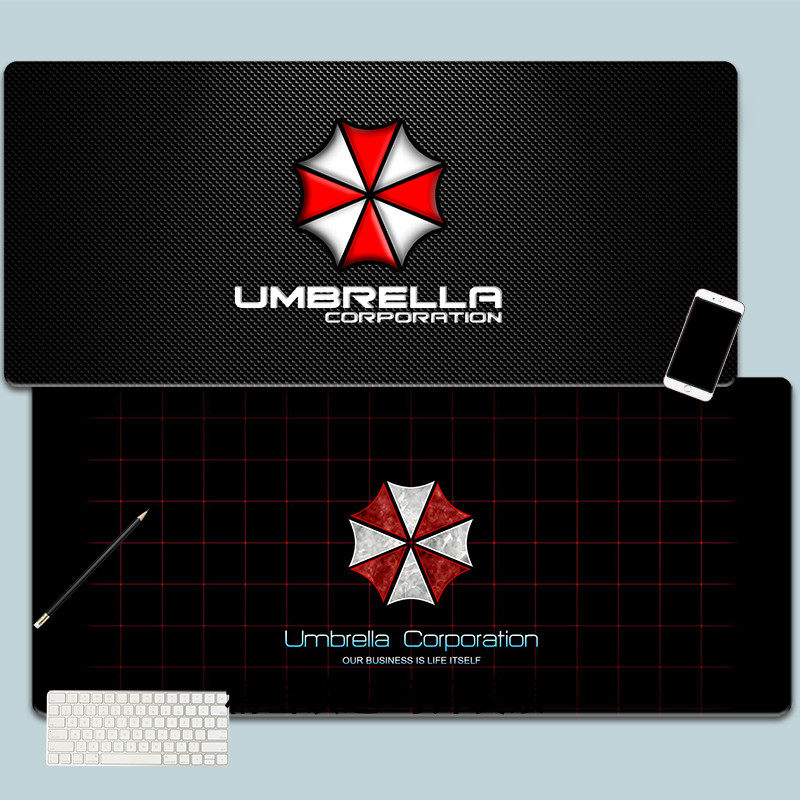 超大锁边生化危机鼠标垫桌垫