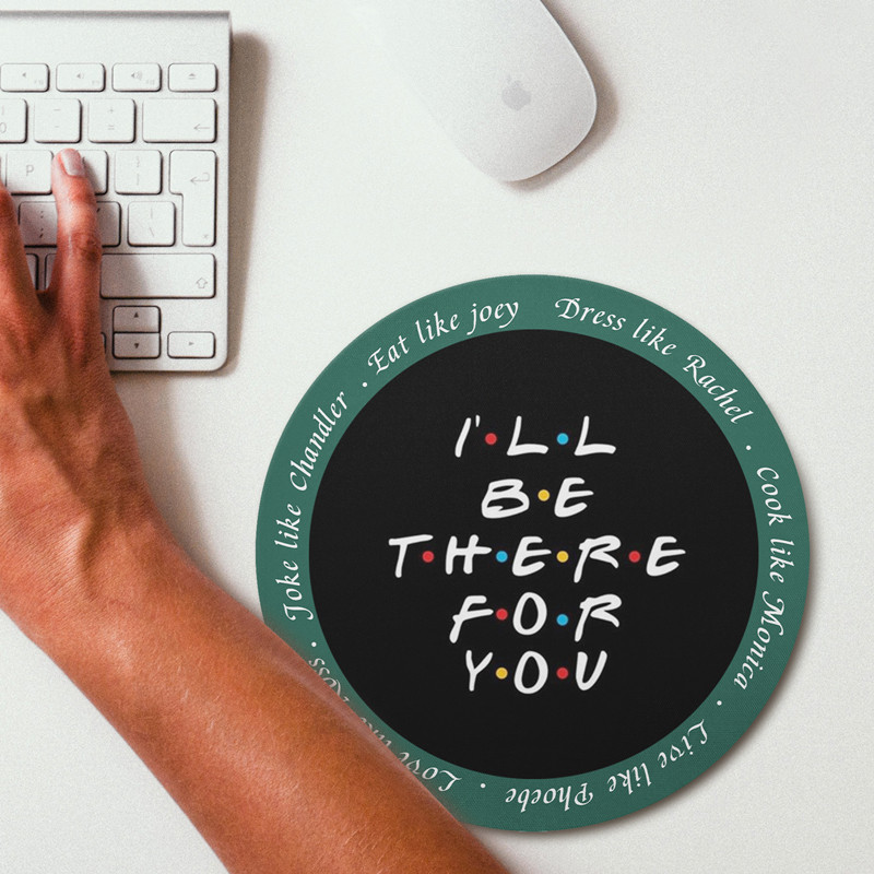 老友记六人行周边美剧同款便携电脑笔记本小号圆形加厚鼠标垫,电脑硬件/显示器/电脑周边,鼠标垫/贴/腕垫,淘宝优惠券,粉丝福利购,淘宝优惠卷