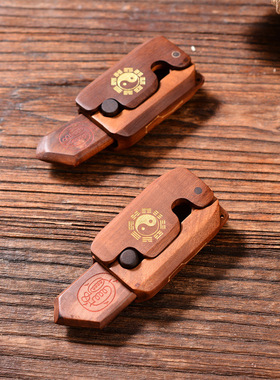 金光篆随身减压枣木萝卜刀护身