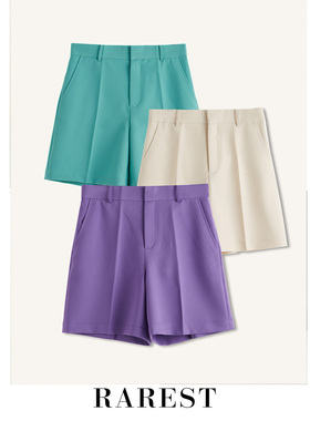 [6.13晚７点直播]夏季缤纷亮色系　笔直利落清凉透气小短裤