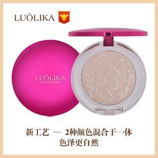 烤粉饼控油定妆持久罗莉卡白皙遮瑕保湿粉底液带粉扑抗氧化裸妆