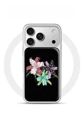 韩系INS波点百合适滴胶手机壳适用苹果iPhone17promax手机壳软边16防摔15原创小米141312/11华为mate60P780