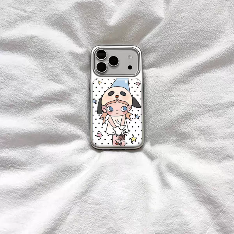 ins风zsiga嘎子姐电镀银边软壳适用于苹果手机壳iPhone17promax滴胶16pro/15/14promax/13/11pro可爱卡通ins