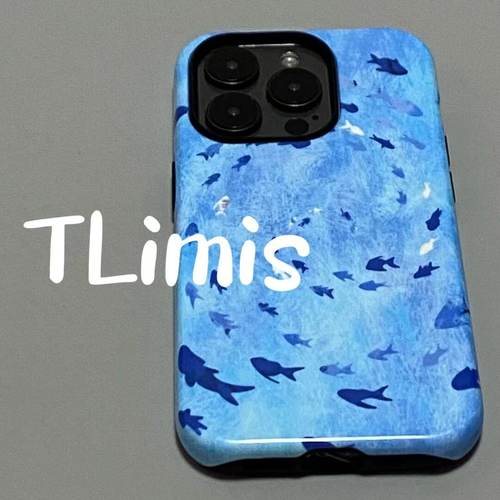 海底鱼群可爱适用iphone15苹果手机壳16pro防摔13promax12菲林二合一14Pro小米华为荣耀OPPOvivo11Xsma防摔