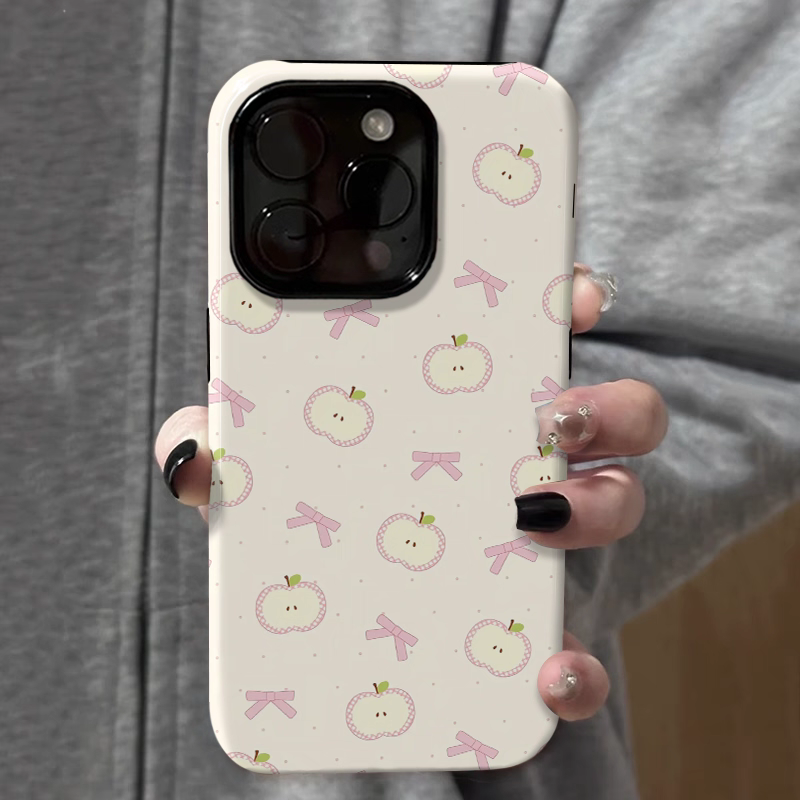 ins蝴蝶结苹果适用iphone15苹果手机壳16pro防摔13promax12菲林二合一14Pro小米华为荣耀OPPOvivo11Xsma软壳