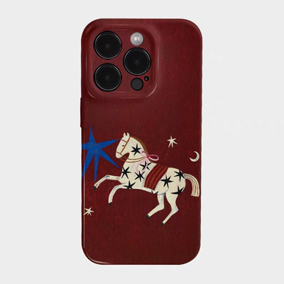 星月梦马 适用iPhone16苹果17promax马年手机壳保护外壳15plus独特艺术感14本命年创意13小众款12不会撞壳p80