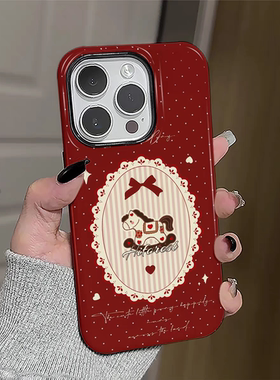 ins风波点小马适用iphone17苹果手机壳16pro防摔13promax15菲林二合一14Pro小米华为荣耀OPPOvivo11Xsma防摔