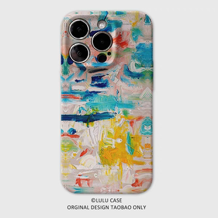 色彩版发疯文学适用iphone15苹果手机壳16pro防摔13promax12菲林二合一14Pro小米华为荣耀OPPOvivo11Xsma软壳