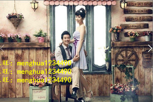 新款影楼摄影道具 婚纱影棚装修设计制作 韩式儿童实景装修m-169