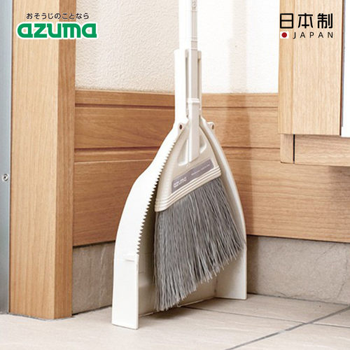 日本azuma磁吸扫把簸箕套装玄关不粘发扫帚家用扫地笤帚撮子