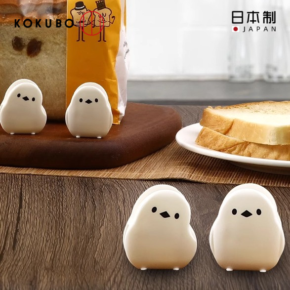 日本进口小鸟封口夹厨房食品袋密封夹零食袋薯片奶粉茶叶防潮夹子