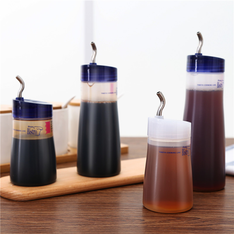 日本进口TAKEYA油壶酱料瓶防漏油酱油香醋瓶挤压瓶醋壶厨房调料瓶