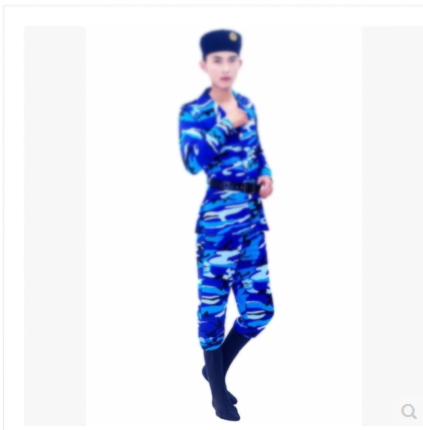 新款新款迷彩舞蹈服装军鼓服演出服水兵舞服装套装水兵舞服装跳广