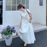 现货夏装上新！2026夏装新款百搭韩版收腰连衣裙H906-P120-K178，女装连衣裙，浙宝115