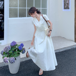 现货 夏装上新！2026夏装新款百搭韩版收腰连衣裙 H906-P120-K178图片