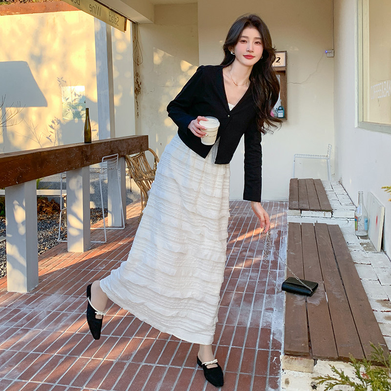 2026春一整套法式吊带连衣裙套装两件套8150-P155-K218，女装套装/套裙，浙宝115