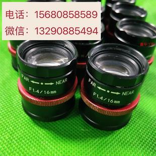 拆机工业相机镜头 16mm F1.4 议价正品 实物图拍摄 需