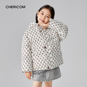 羽绒服儿童保暖加厚冬装 千仞岗冬季 女童装 大童小童卡通