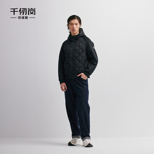 千仞岗男士短款轻暖羽绒服