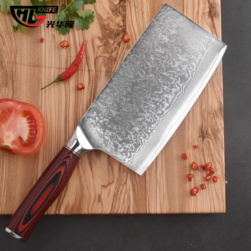 VG10大马士革钢200mm中式菜刀多用切肉切片刀料理酒店厨师刀桑刀在类目 厨房/烹饪用具, 烹饪用具, 刀具, 菜刀中 - 来自Buy2taobao.com提供专业的淘宝代购服务