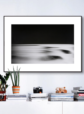 杉本博司黑白装饰画海景艺术摄影Hiroshi Sugimoto照片墙背景挂画
