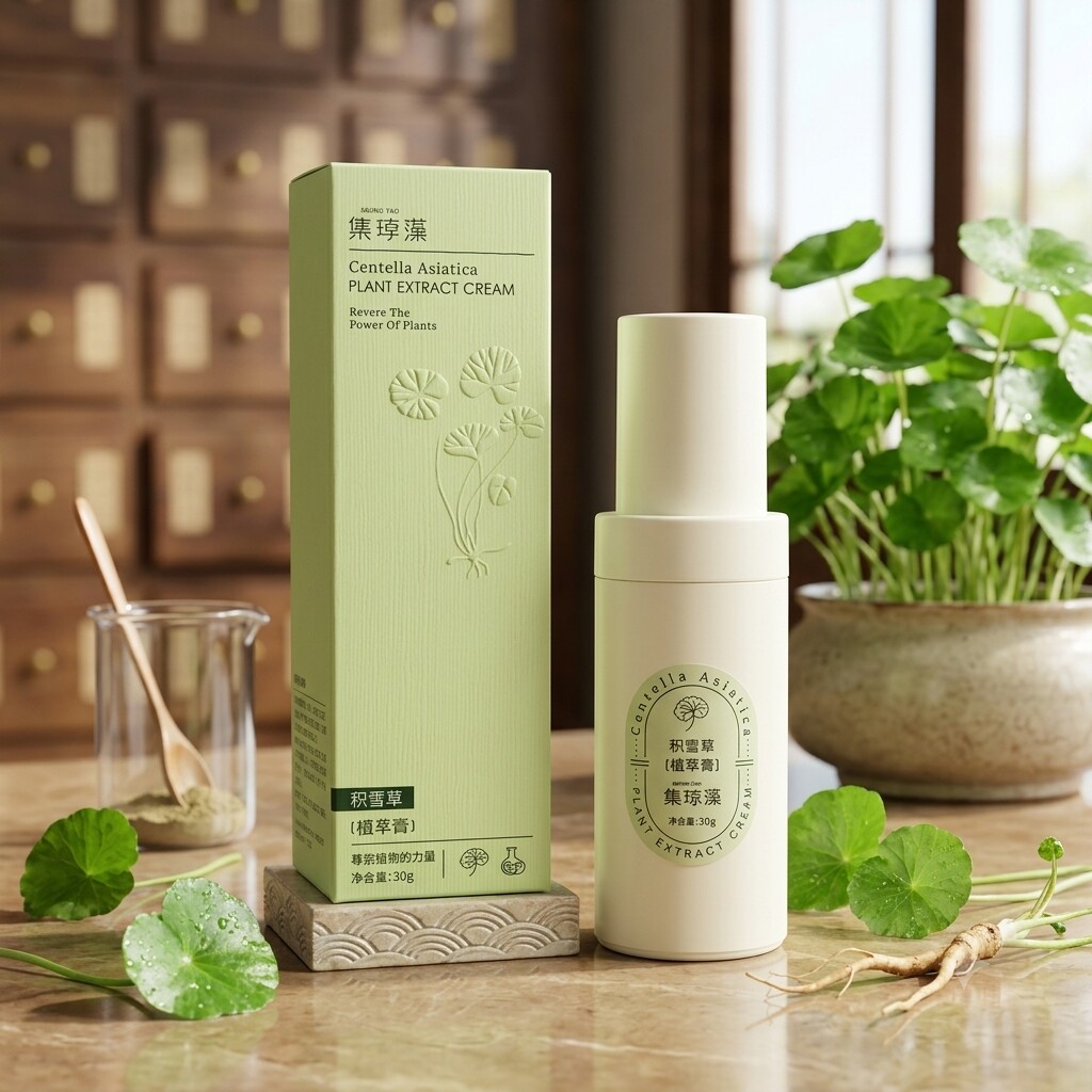 新包装 积雪草植萃膏30克  消红肿痘痘  退红 舒缓 消火火