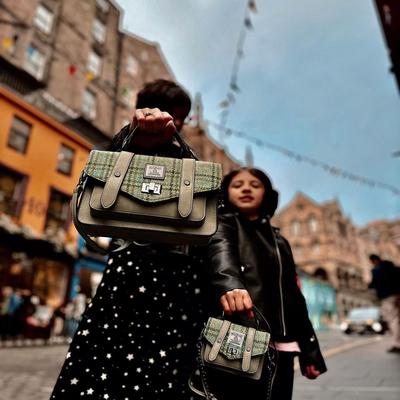 英国Islander爆款羊毛格剑桥包