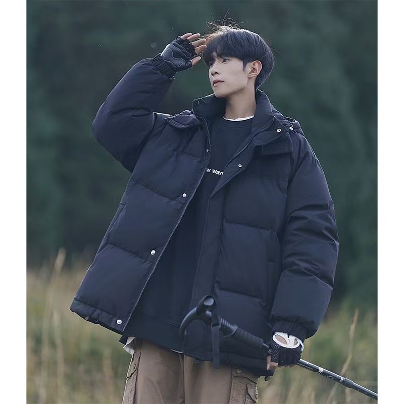 冬季轻薄款90白鸭绒羽绒服男外套