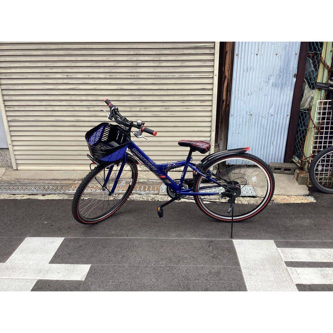 日本直送普利司通6档变速带式制动反光框架安全青少年自行车SEX