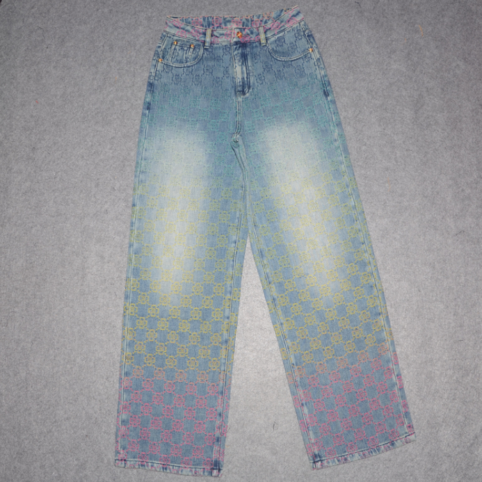 C女装秋冬厚牛仔裤休闲长裤