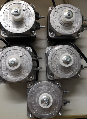 上下滚珠轴承电机25W35W40W60W75W90W冰箱冷柜抽风铜线电机1300转