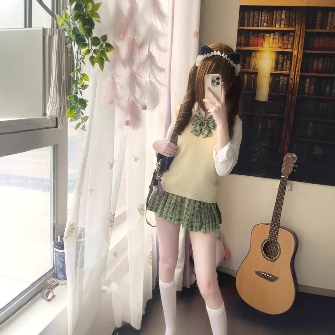 【小青梅】北璃酱jk格裙原创正版女学生制服半身百褶短裙校供百搭