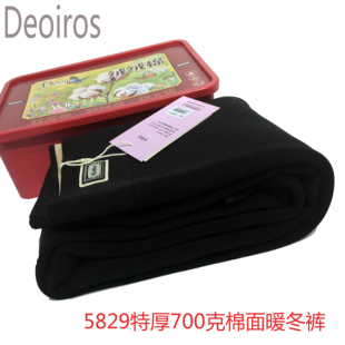 Deoiros加厚5829冬保暖裤 一线裆700克踩脚保暖外穿女冬暖加大高腰