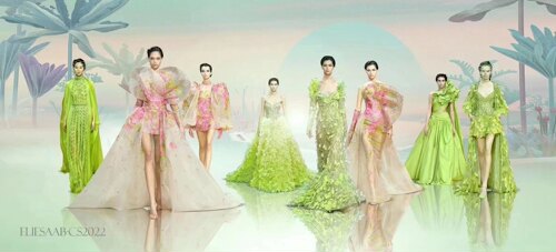 出租舞加高定时装奢金晩展示宣传