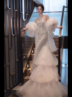 DORIS多莉丝礼服出租婚纱新款 2023轻主纱重工新娘高端高级大码