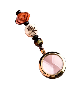 天然白水晶嘎乌盒挂件舍利瓶空心