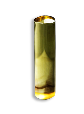 手把件天然黄水晶可刻字送人礼物