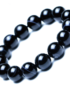 红竹石影子石手链 石碑男女手链手串礼物饰品结印