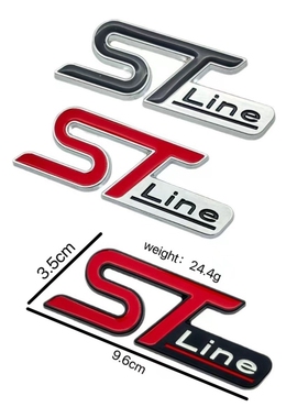 新款STline贴标 适用于福特锐际改装车标性能ST运动车身尾门标