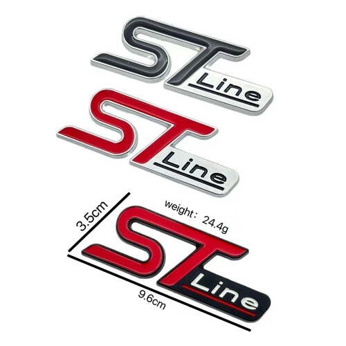 新款STline贴标 适用于福特锐际改装车标性能ST运动车身尾门标