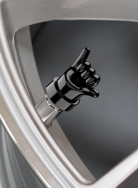 适用传祺GA3 5 4/GA6哈弗H3 H2手型手势轮胎气门嘴帽气门芯盖创意