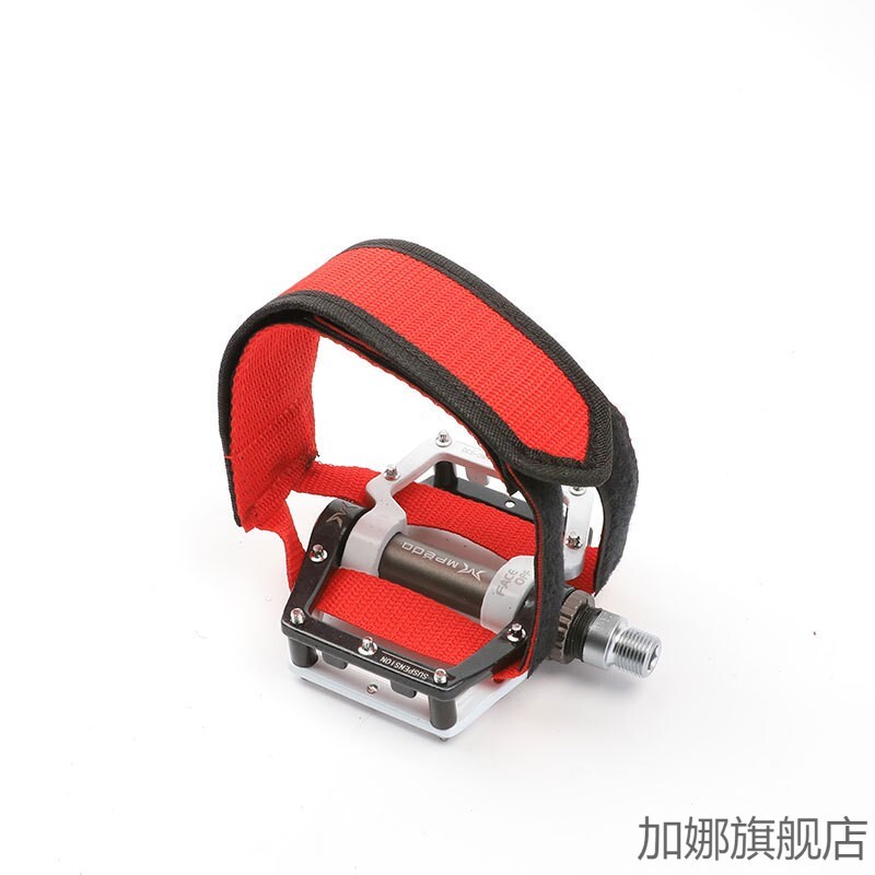 适用死飞自行车脚踏板狗嘴套C束带脚套绑带束脚带魔术贴
