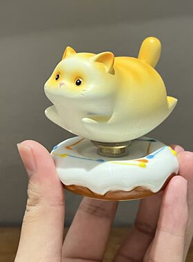 陶瓷转转摆件招财进宝小猫转转摆件家居装饰品新年礼品送礼佳品