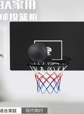 CBA篮球室内投篮框架子家用壁挂式免打孔篮板专业儿童家用小篮筐