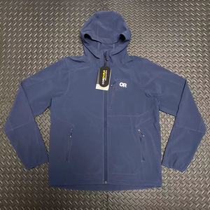 OrangeLAB OR户外徒步轻薄连帽软壳男春夏防晒可收纳透气速干外套