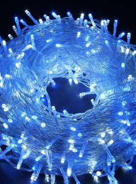 节庆婚庆LED装饰彩灯串蓝色防水10~100米Christmas light string